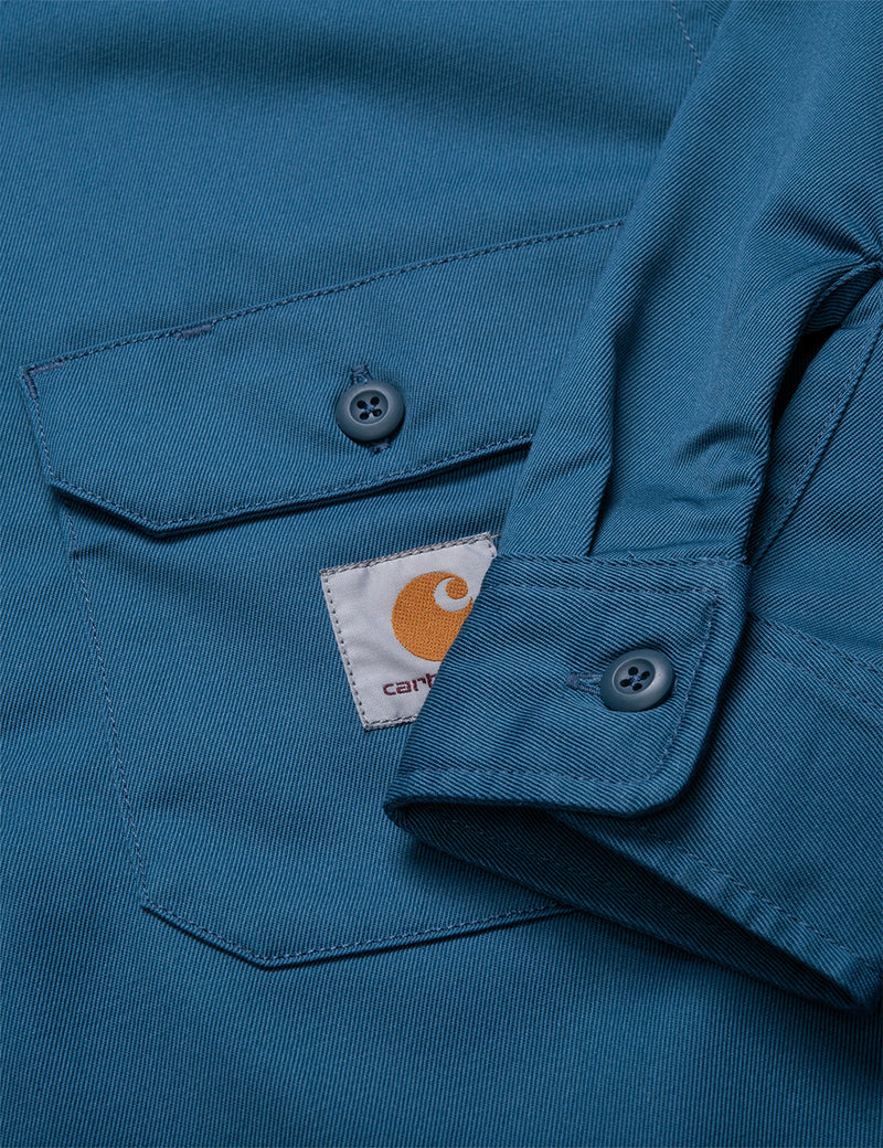 Carhartt-WIP Ilford Shirt - Preußisch Blau