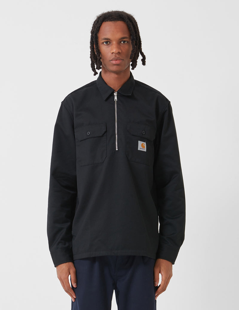 Carhartt-WIP Ilford Shirt - Black Rinsed