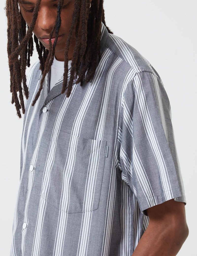 Carhartt-WIP Chester Shirt (Stripe) - Black