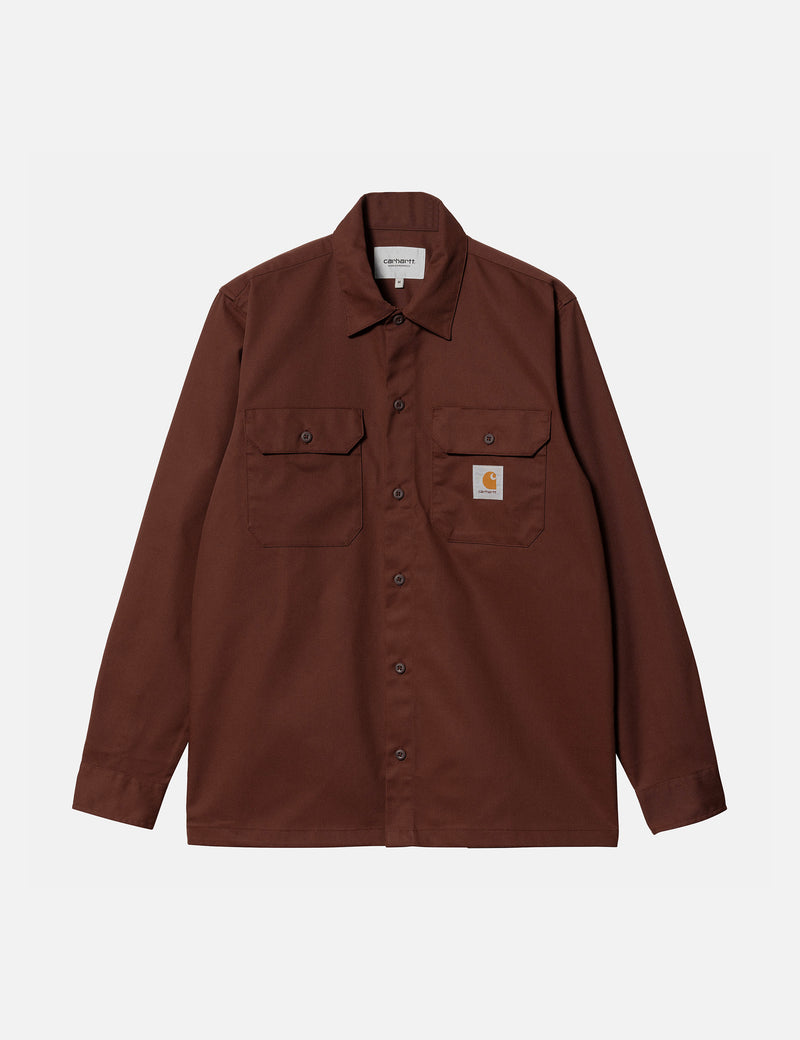 Carhartt-WIPマスターシャツ-エールブラウン