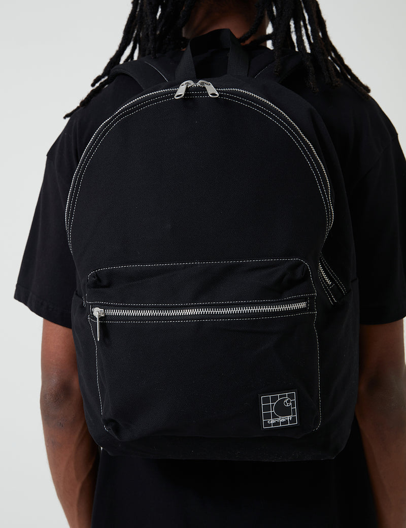 Carhartt-WIP Stratford Backpack (Dearborn Canvas, 12 oz) - Black