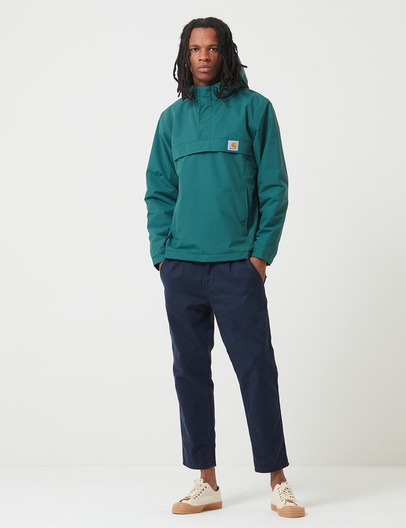 Carhartt-WIP Nimbus Half-Zip Jacket (Fleece Lined) - Dark Fir Green