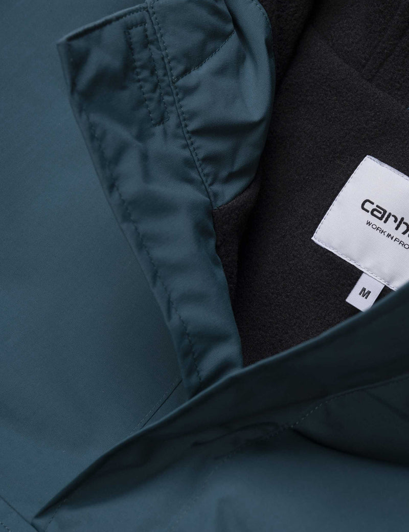 Carhartt-WIP Nimbus Half-Zip Jacket (Fleece Lined) - Duck Blue