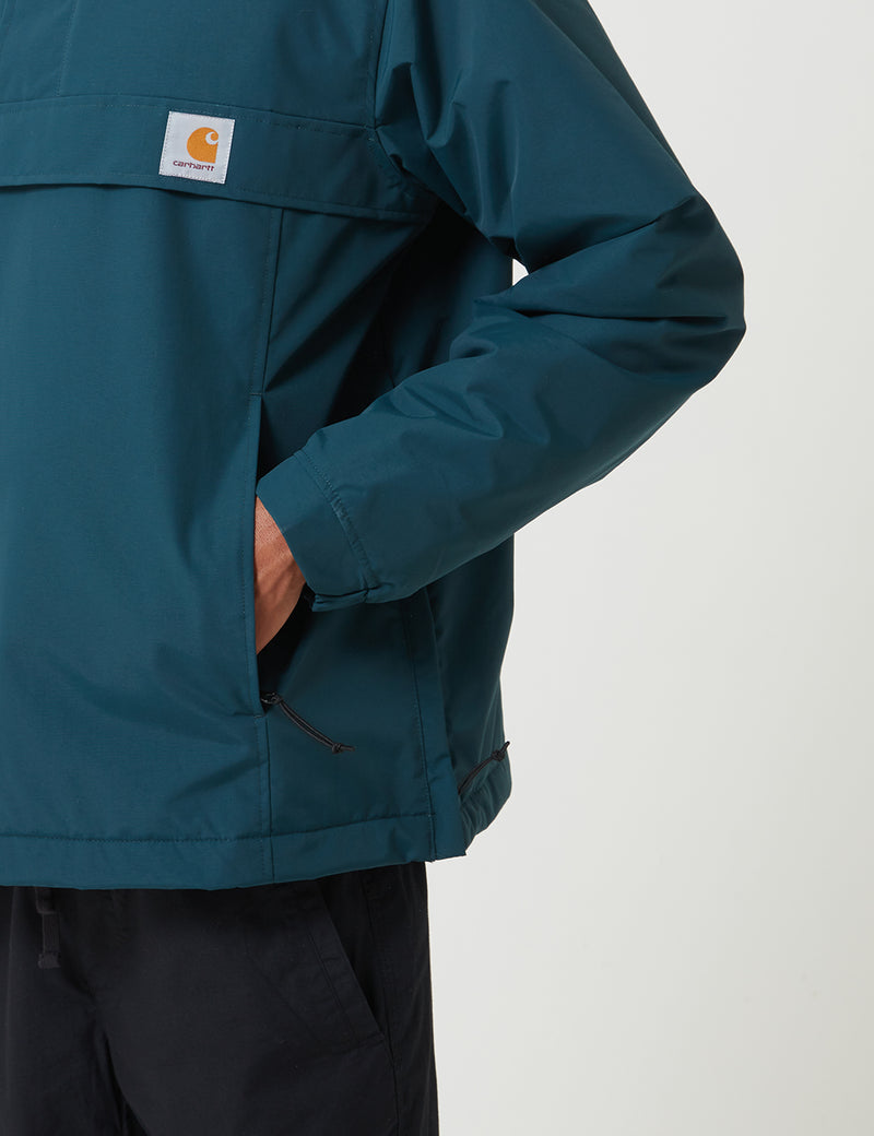 Carhartt-WIP Nimbus Half-Zip Jacket (Fleece Lined) - Duck Blue