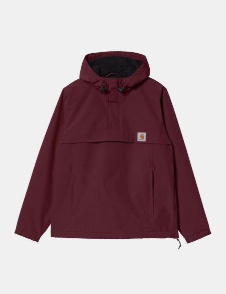 Carhartt-WIP Nimbus Half-Zip Jacket (Fleece Lined) - Merlot Red