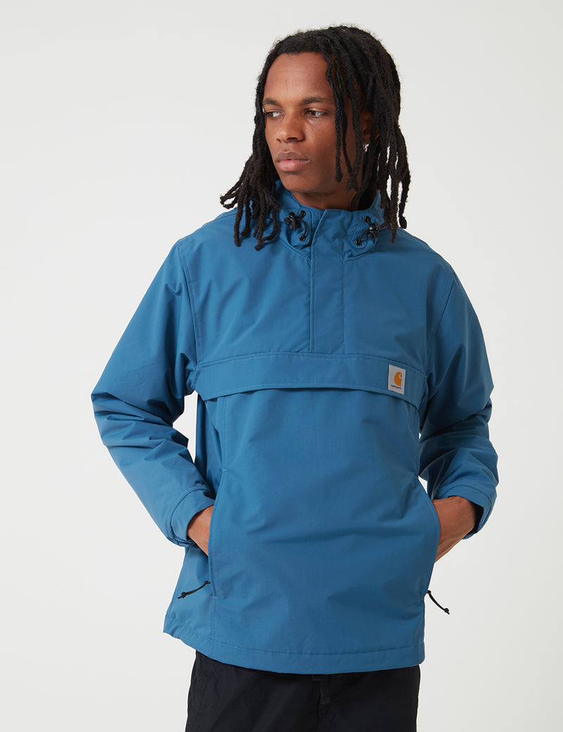 Carhartt-WIP Nimbus Half-Zip Jacket (Fleece Lined) - Prussian Blue