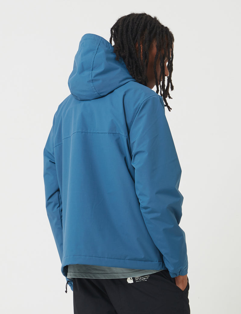 Carhartt-WIP Nimbus Half-Zip Jacke (mit Fleece-Futter) - Preußisch Blau