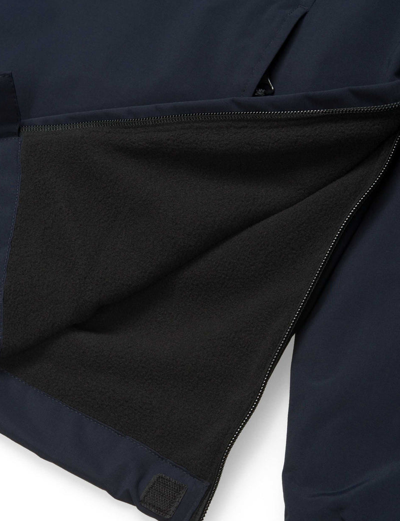 Carhartt-WIP Nimbus Half-Zip Jacket (Fleece Lined) - Dark Navy Blue