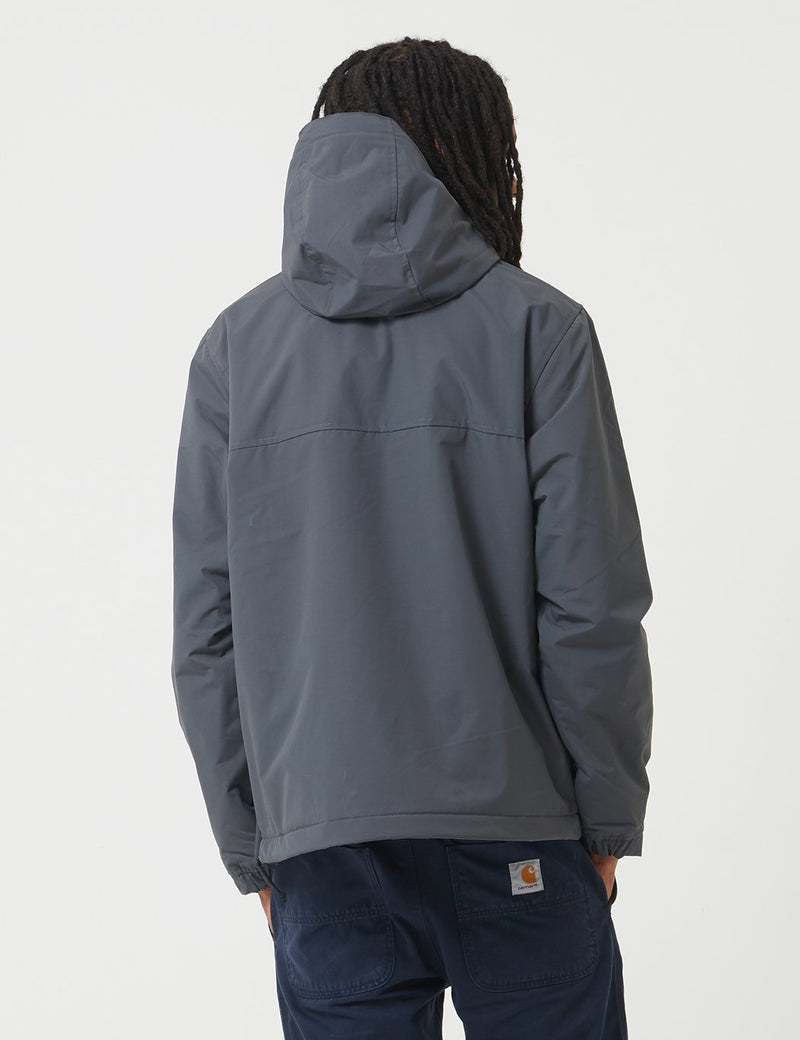 Carhartt-WIP Nimbus Pullover Jacket (Fleece Lined) - Blacksmith