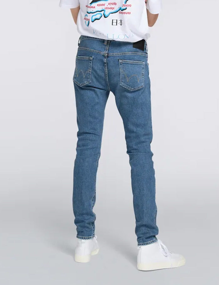 Edwin 'Made in Japan' Kaihara Selvage 12oz Jeans (Slim Tapered) - Blue Mid-Used