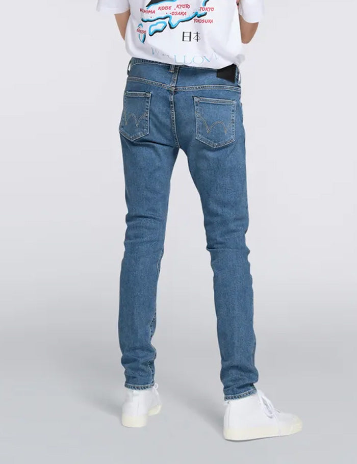 Edwin 'Made in Japan' Kaihara Selvage 12 Unzen Jeans (Slim Tapered) - Blau Mid-Gebraucht