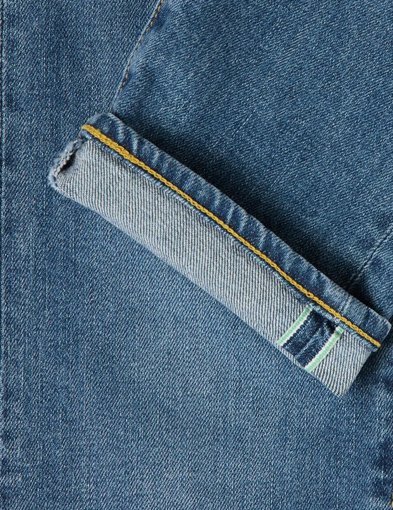 Edwin 'Made in Japan' Kaihara Selvage 12oz Jeans (Slim Tapered) - Blue Mid-Used