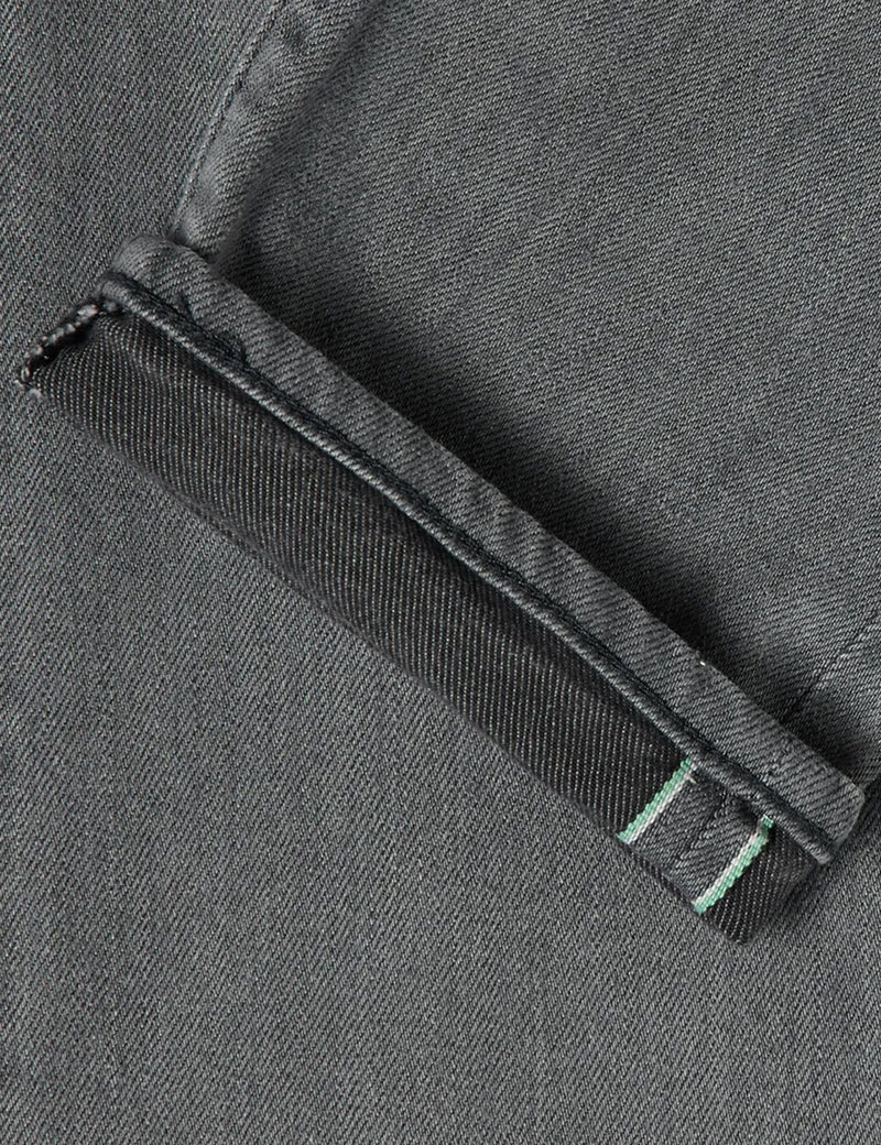 Edwin 'Made in Japan' Kaihara Selvage 12.5oz Jeans (Slim Tapered) - Black Mid-Used