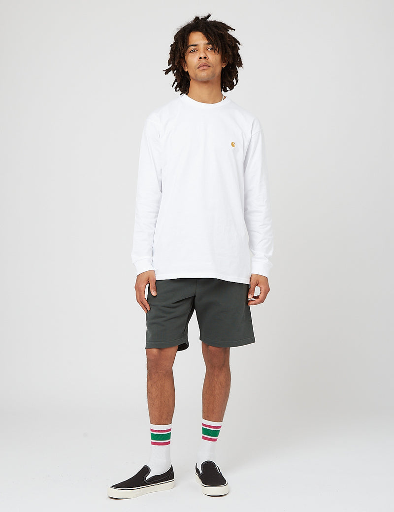 Carhartt-WIP Pocket Sweat Short - Hemlock Green