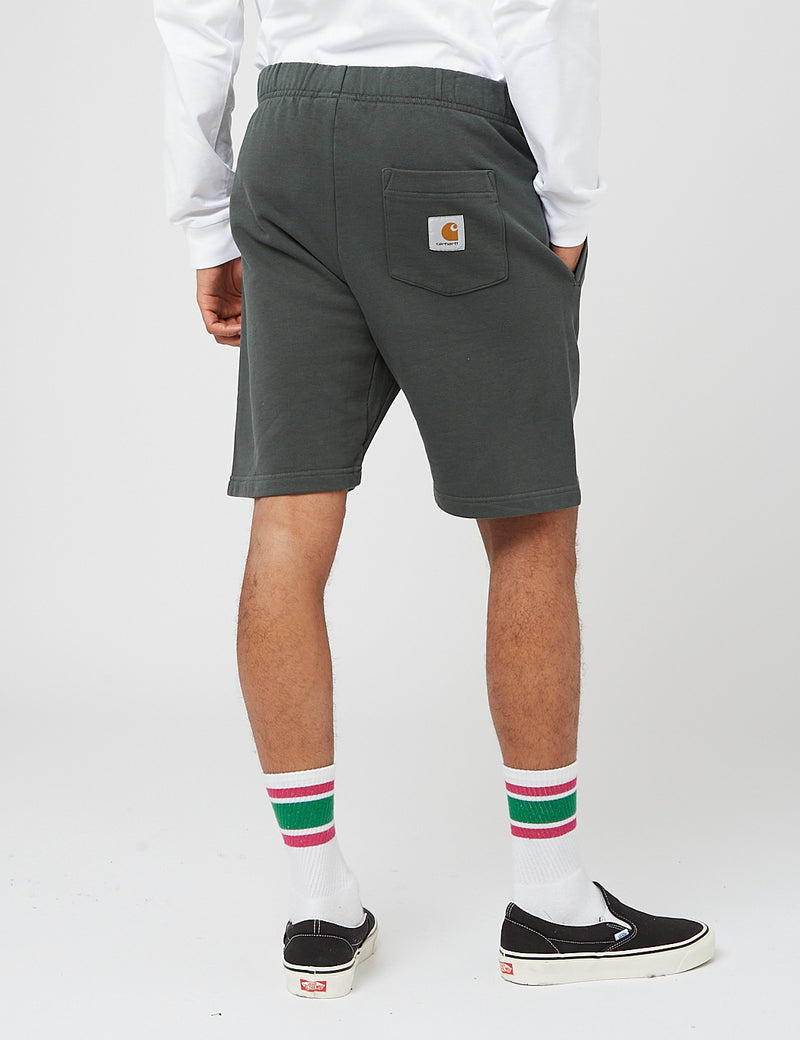 Carhartt-WIP Pocket Sweat Short - Hemlock Green