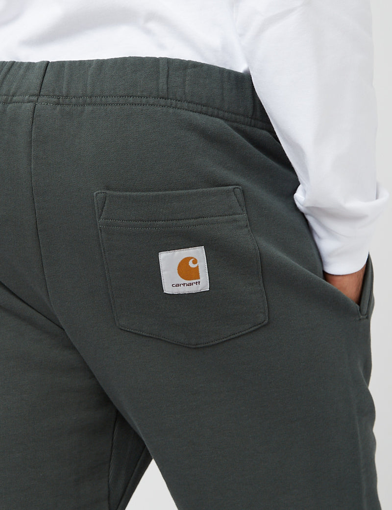 Carhartt-WIP Pocket Sweat Short - Hemlock Green