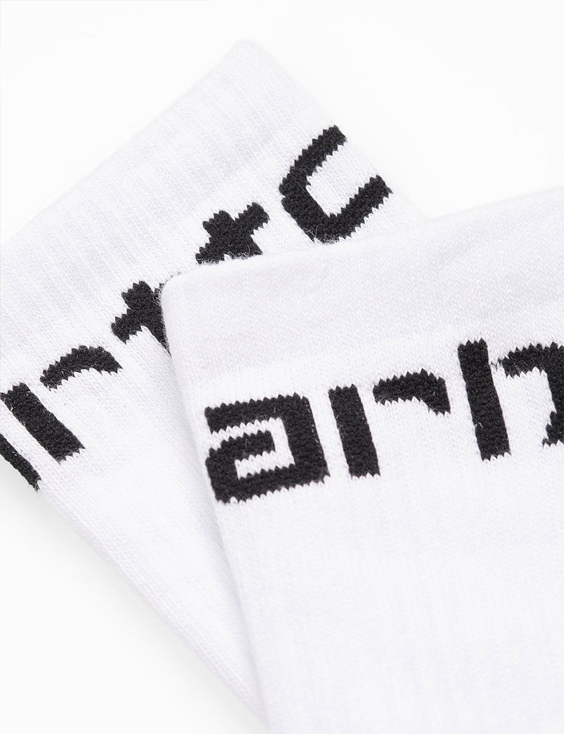 Carhartt-WIP Socks - White/Black