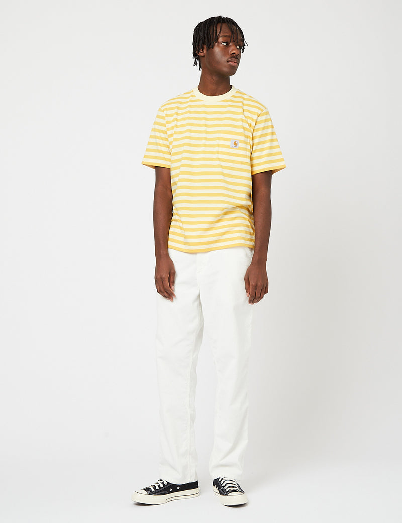 Carhartt-WIP Scotty Pocket T-Shirt - Popsicle/Jaune Doux