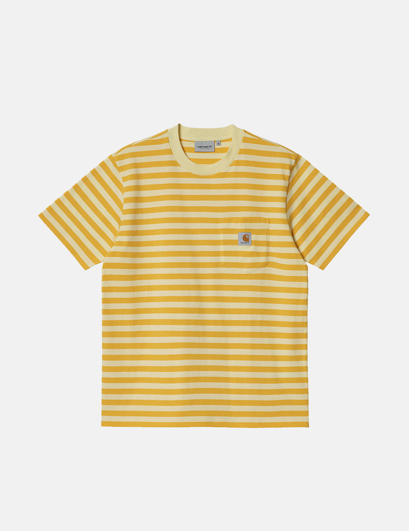 Carhartt-WIP Scotty Pocket T-Shirt - Popsicle/Jaune Doux