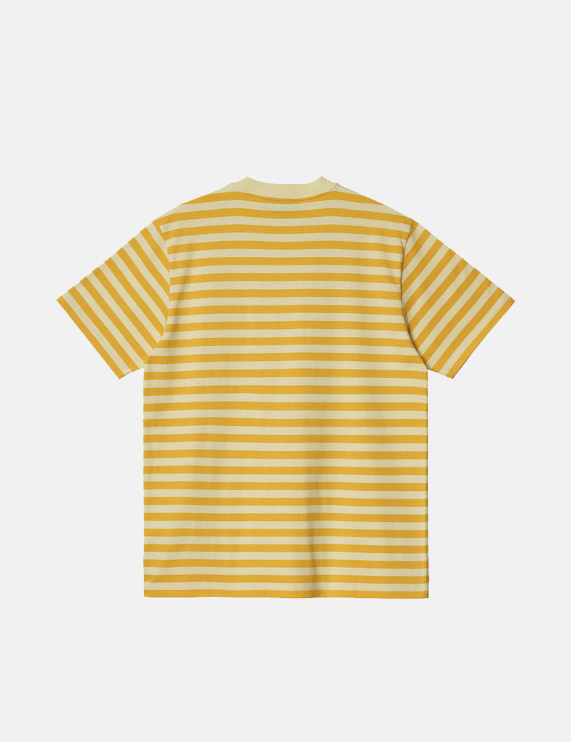 Carhartt-WIP Scotty Pocket T-Shirt - Popsicle/Jaune Doux