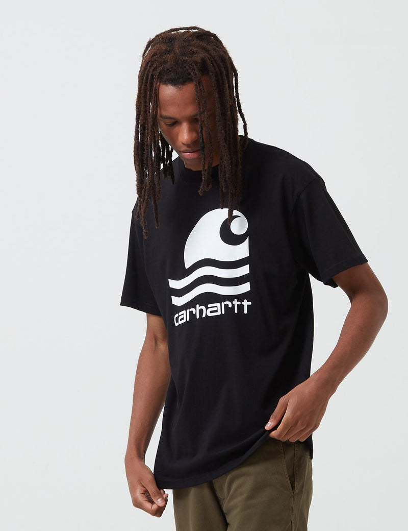 Carhartt-WIP Swim T-Shirt - Black/White