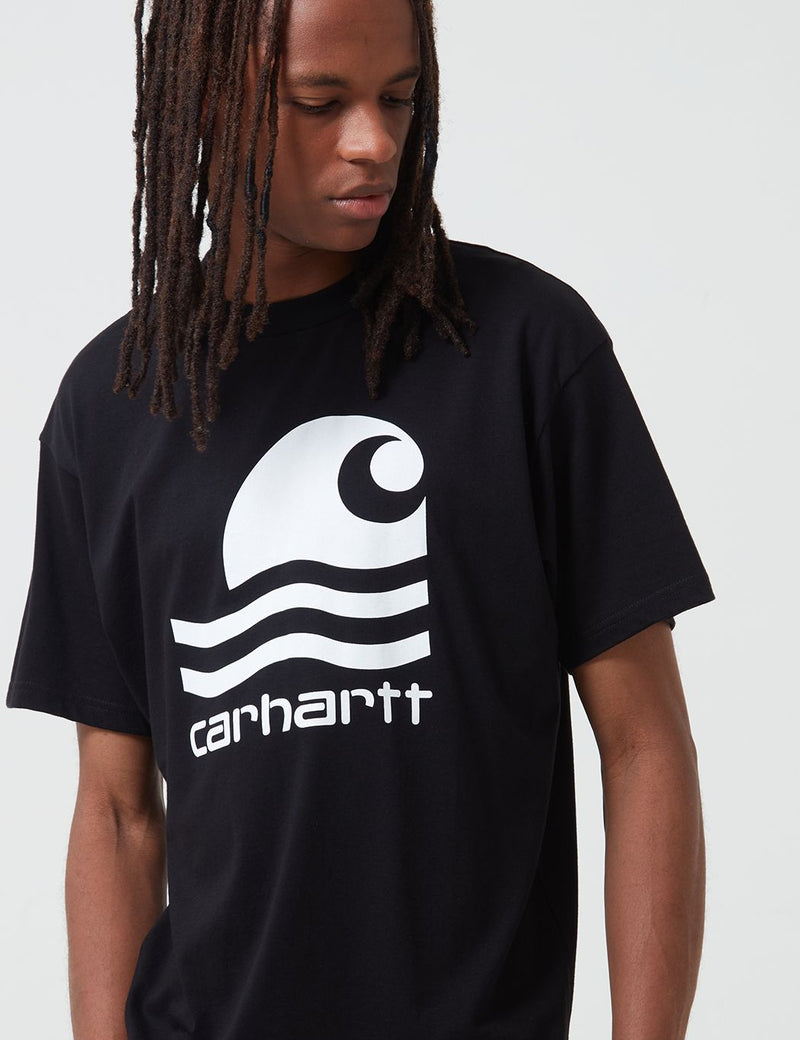 Carhartt-WIP Swim T-Shirt - Black/White