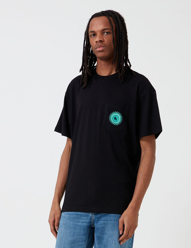 Carhartt-WIP 노트 포켓 티셔츠-블랙
