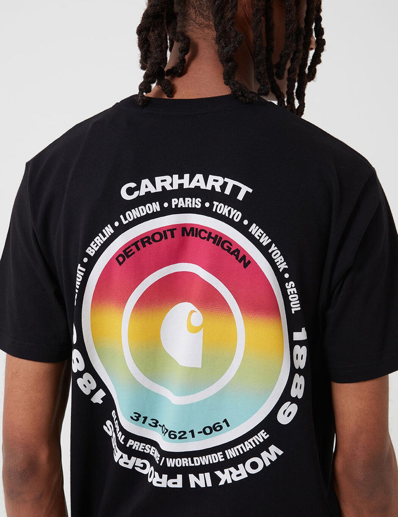 Carhartt-WIP Worldwide T-Shirt - Black