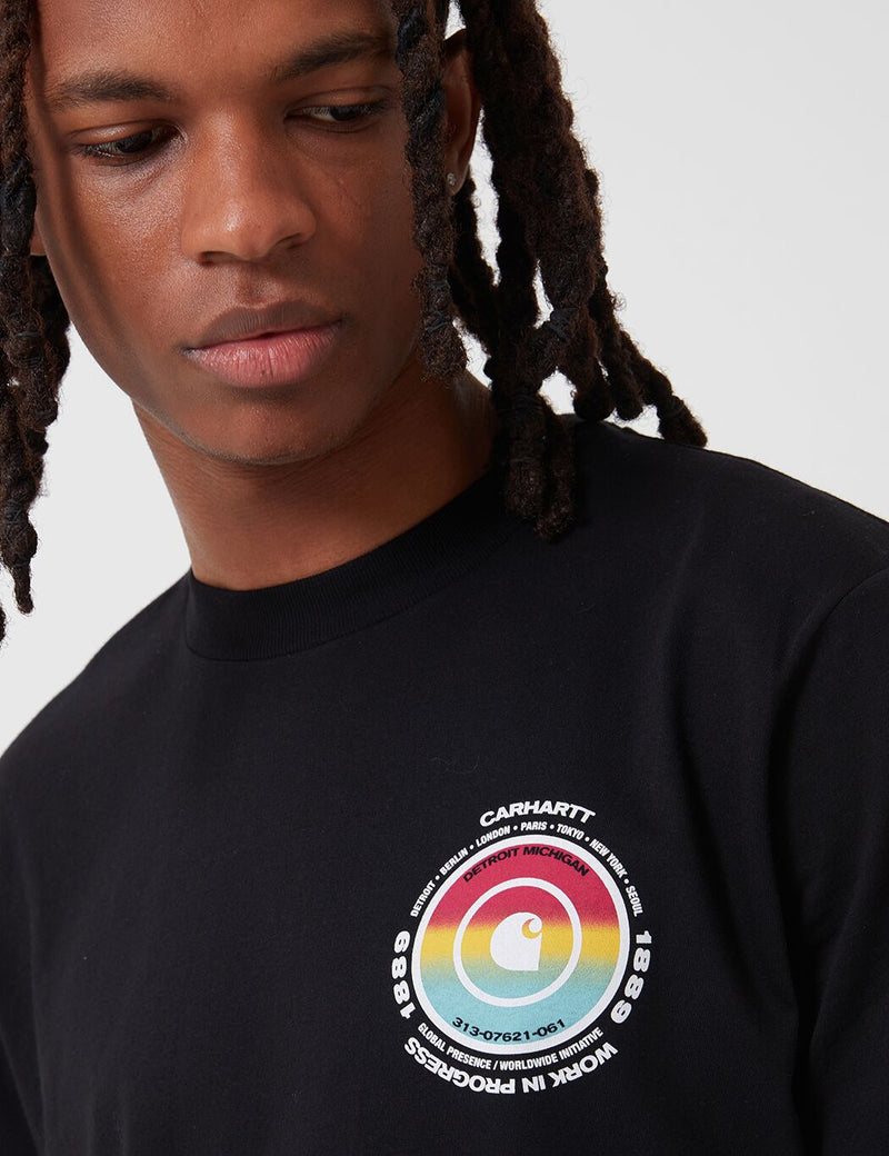Carhartt-WIP Worldwide T-Shirt - Black