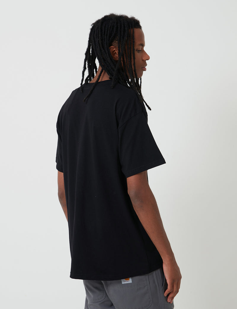 Carhartt-WIP Horizon Script T-Shirt - Black