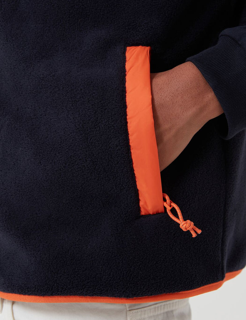 Carhartt-WIP Prentis Fleece Vest - Dark Navy/Clockwork