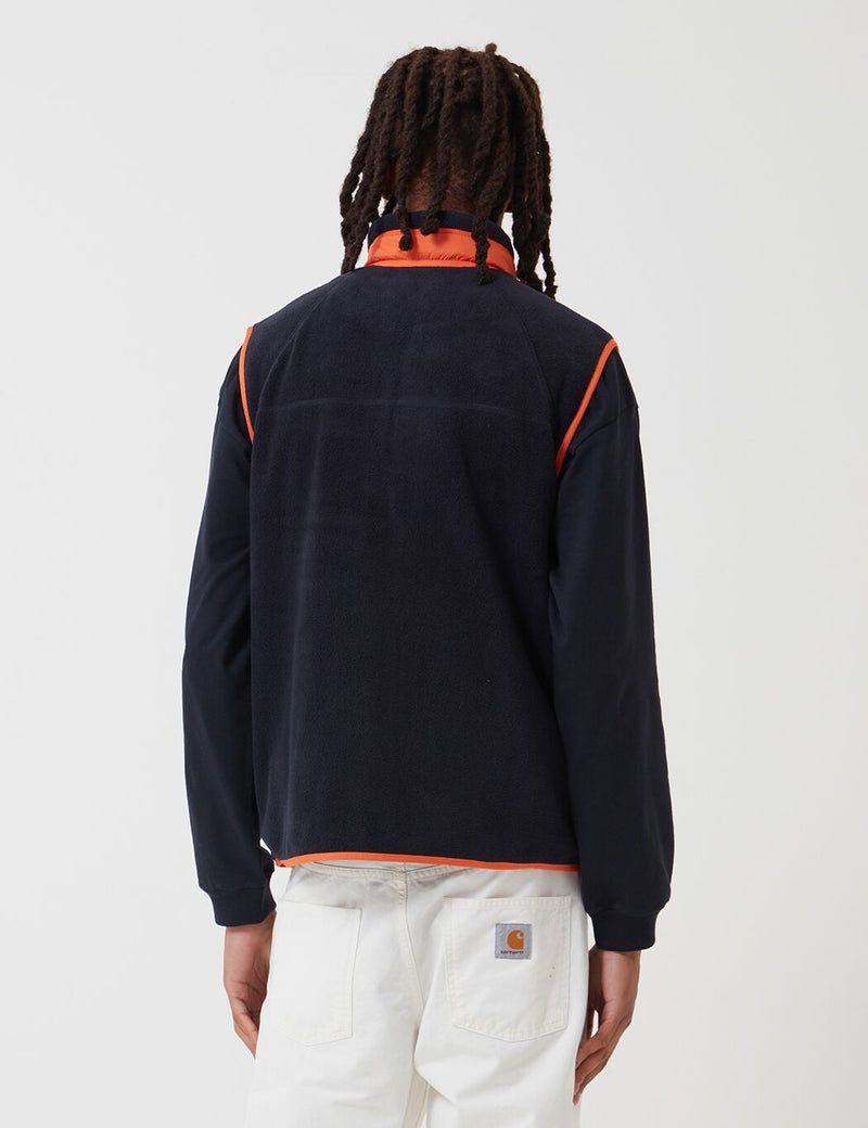 Carhartt-WIP Prentis Fleece Vest - Dark Navy/Clockwork