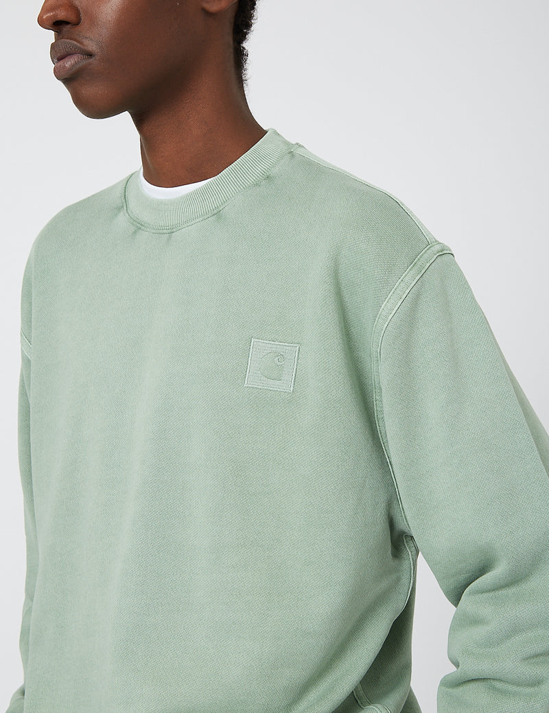 Carhartt frosted green sweatshirt deals