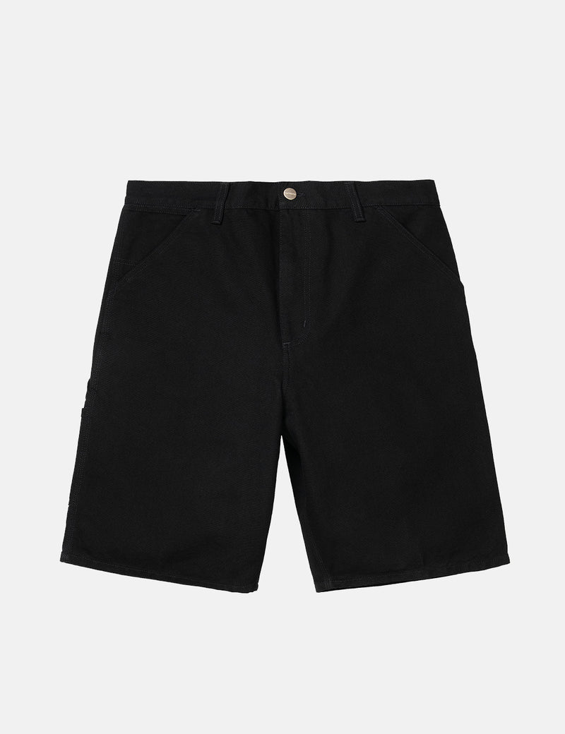 Carhartt-WIPシングルニーショーツ-ブラック