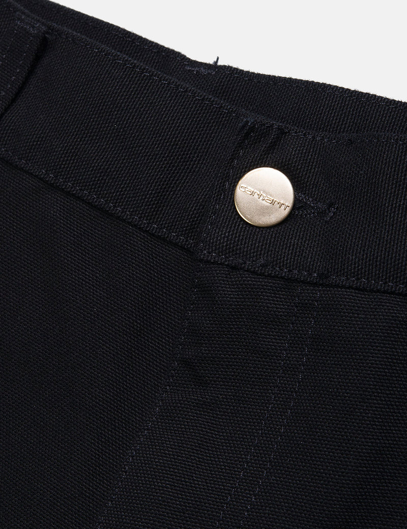 Carhartt-WIPシングルニーショーツ-ブラック
