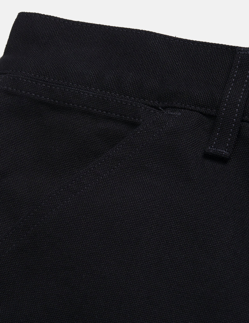 Carhartt-WIPシングルニーショーツ-ブラック