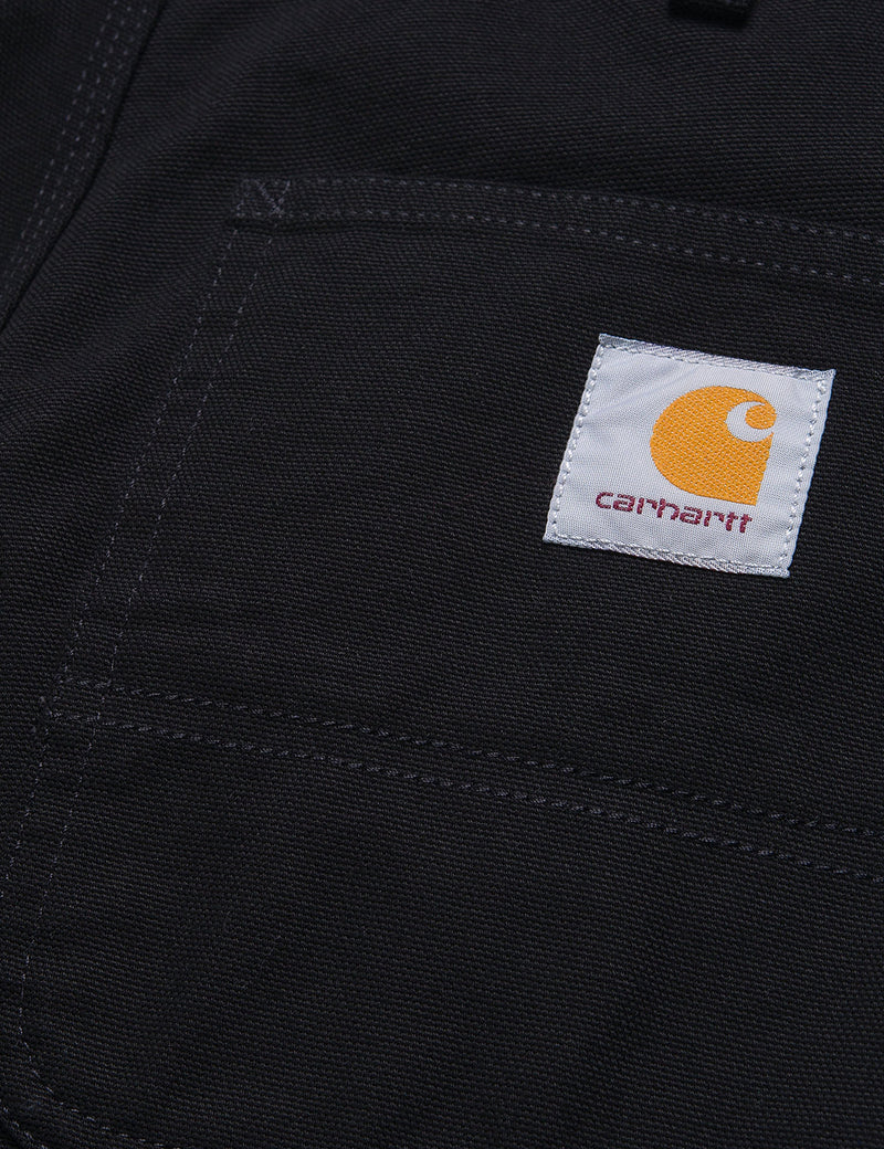 Carhartt-WIPシングルニーショーツ-ブラック