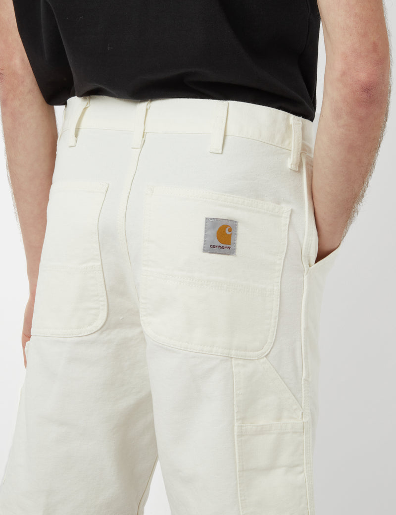 Carhartt-WIP Single Knee Shorts (Organic) - Wax Stone Washed