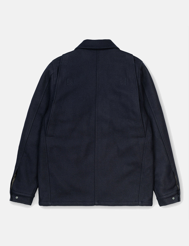 Carhartt-WIP Wool Arctic Coat - Dark Navy Blue