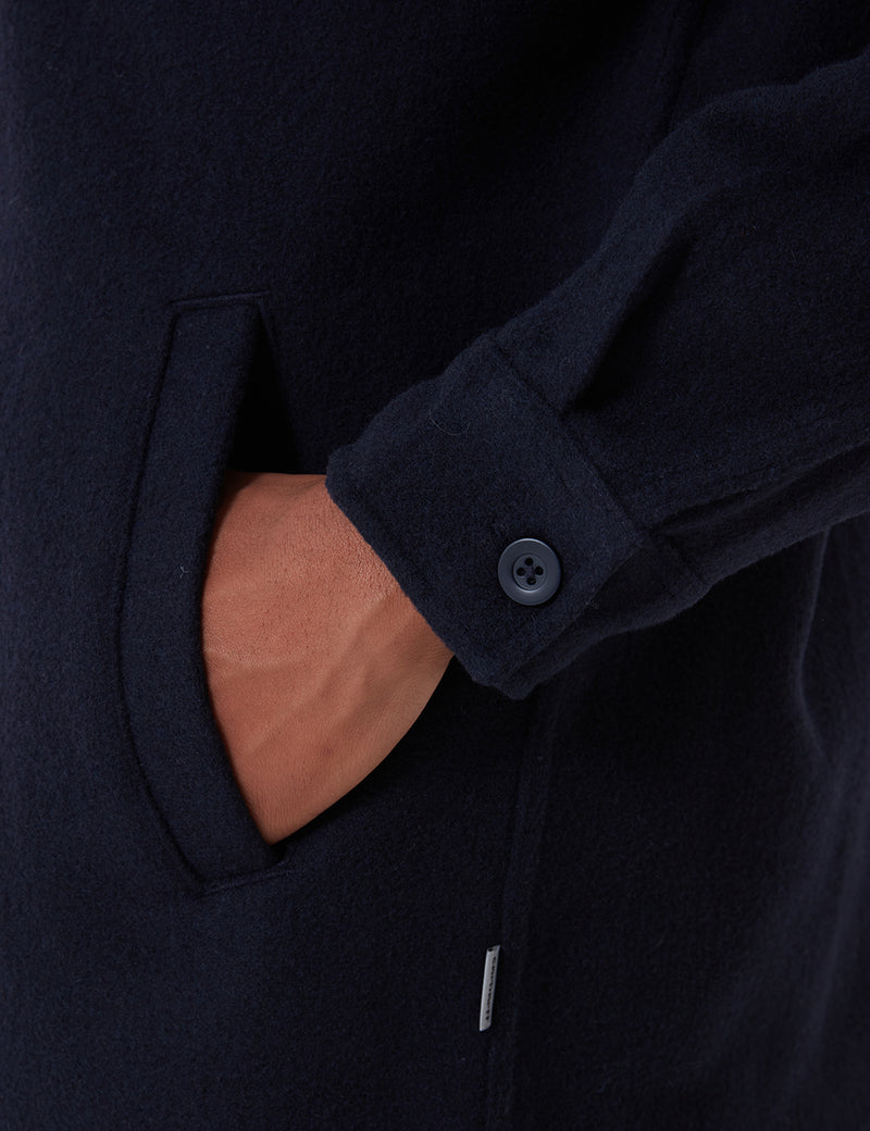 Carhartt-WIP Owen 셔츠 재킷-다크 네이비