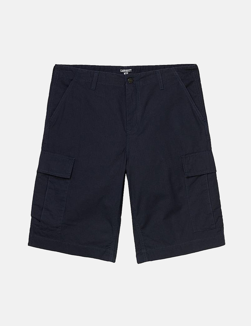 Carhartt-WIP Regular Cargo Shorts (Ripstop) - Dark Navy Blue