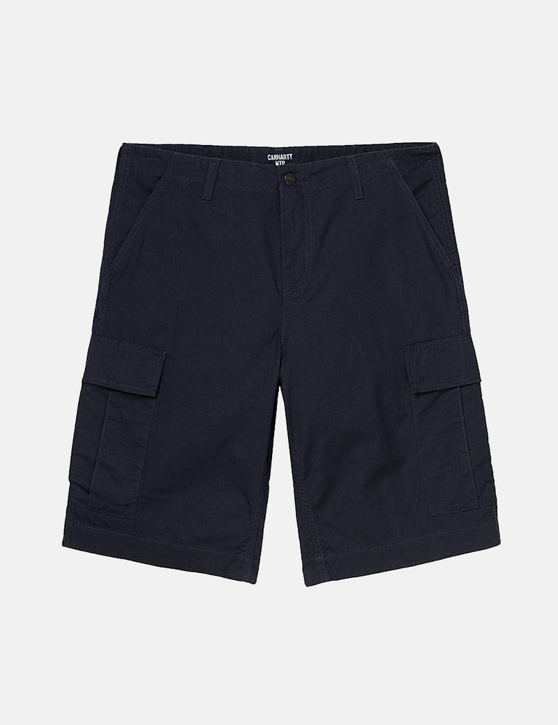 Carhartt-WIPレギュラーカーゴショーツ（リップストップ）-ダークネイビーブルー