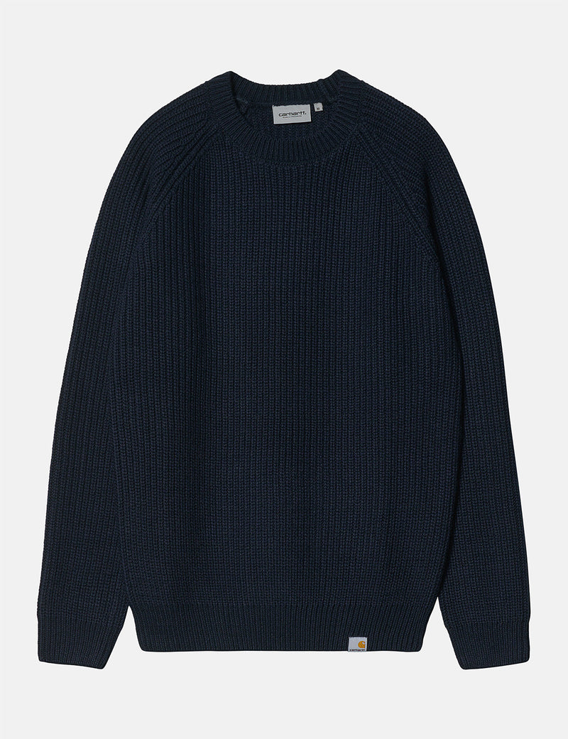 Carhartt-WIP Forth Knit Sweatshirt - Astro Navy Blue