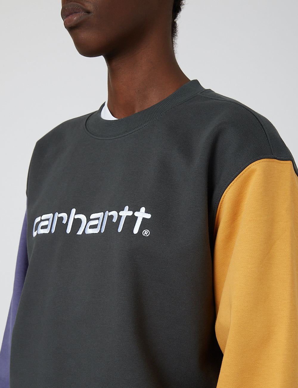 Carhartt WIP Tricol Sweatshirt Dark Teal I URBAN EXCESS