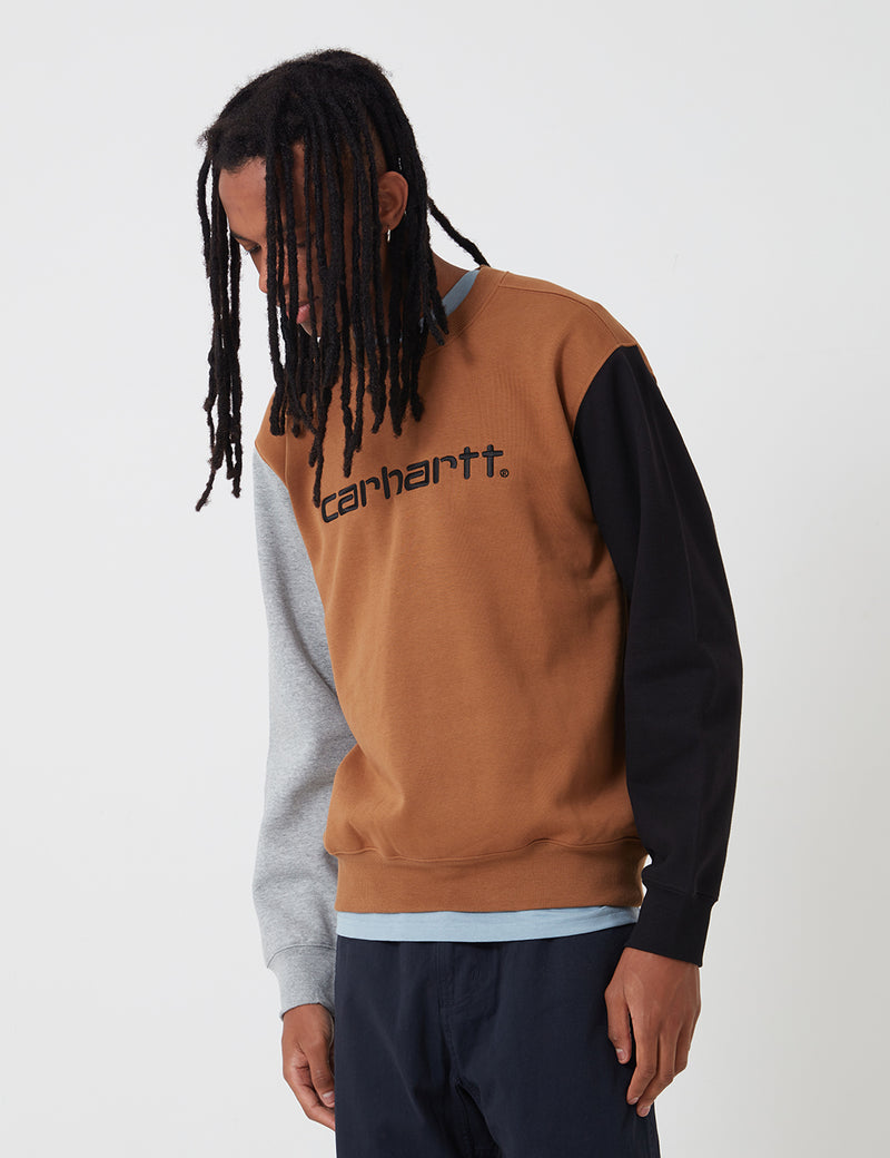 Carhartt-WIP Tricol Sweatshirt - Hamilton Brown