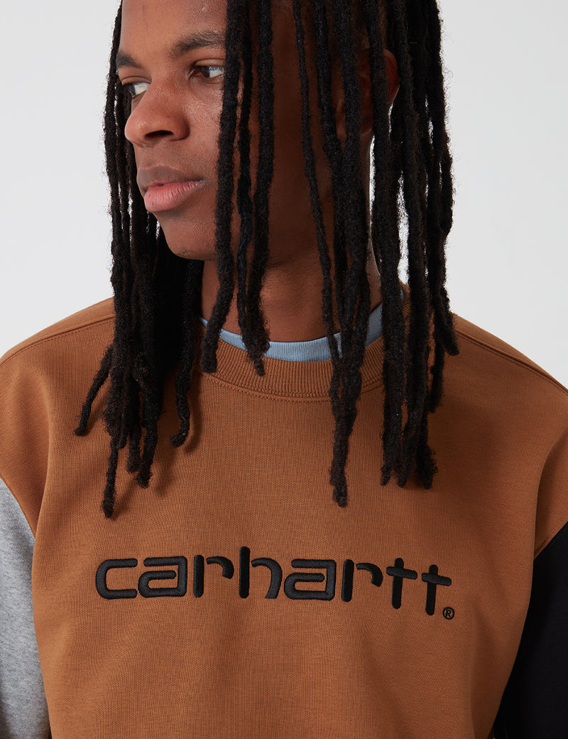 Carhartt-WIP Tricol Sweatshirt - Hamilton Brown