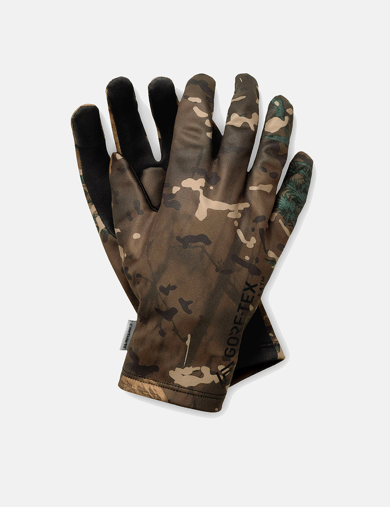Carhartt-WIP Gore-Tex Gloves - Black/Camo Combi
