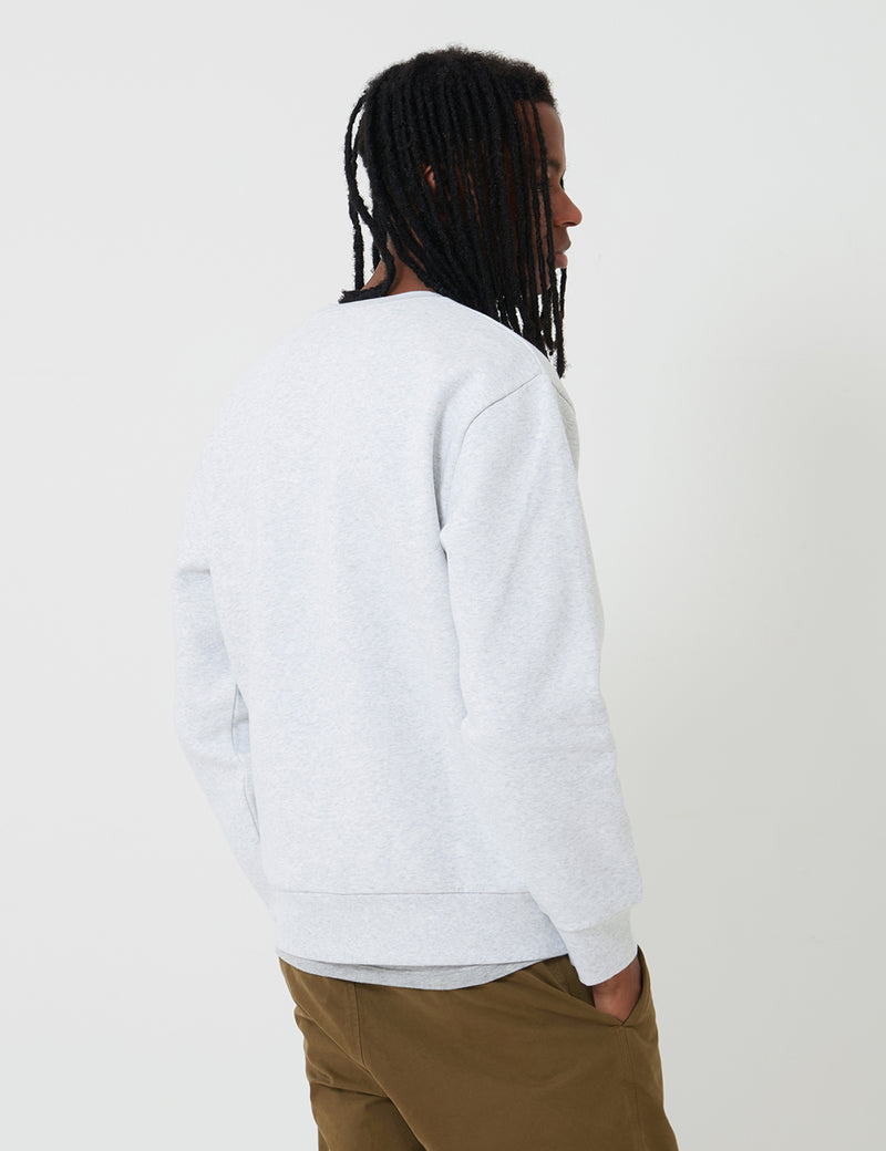 Carhartt-WIP Commission Sweatshirt - Ash Heather