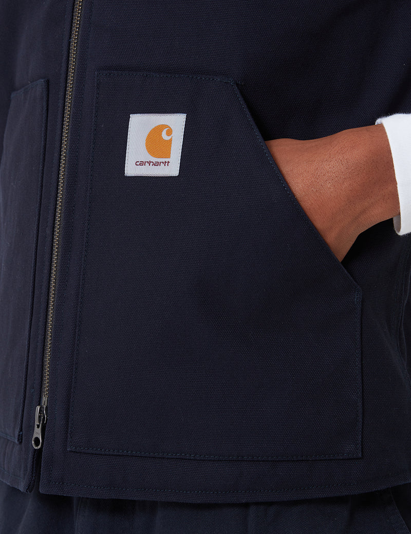 Carhartt-WIP Vest (Organic Cotton) - Dark Navy Rigid