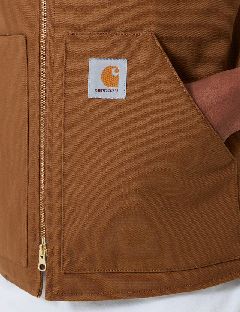 Carhartt-WIP Vest (Organic Cotton) - Hamilton Brown Rigid
